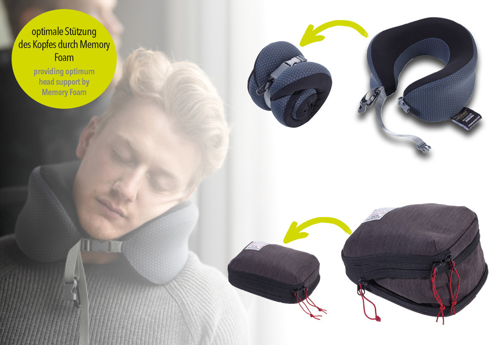 TROIKA Nackenkissen BUSINESS TRAVEL PILLOW