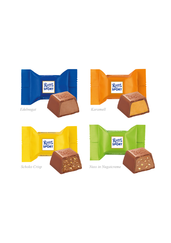 3D Adventskalender "LKW" mit Ritter SPORT Schokowürfel