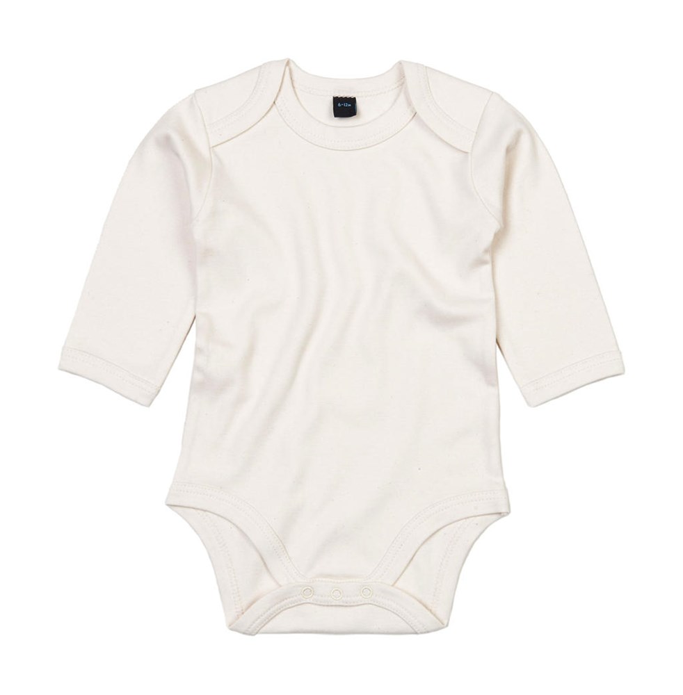 Baby long Sleeve Bodysuit - Organic Natural