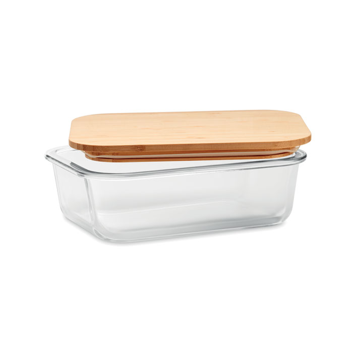 TUNDRA LUNCHBOX - Lunchbox Glas mit Bambus