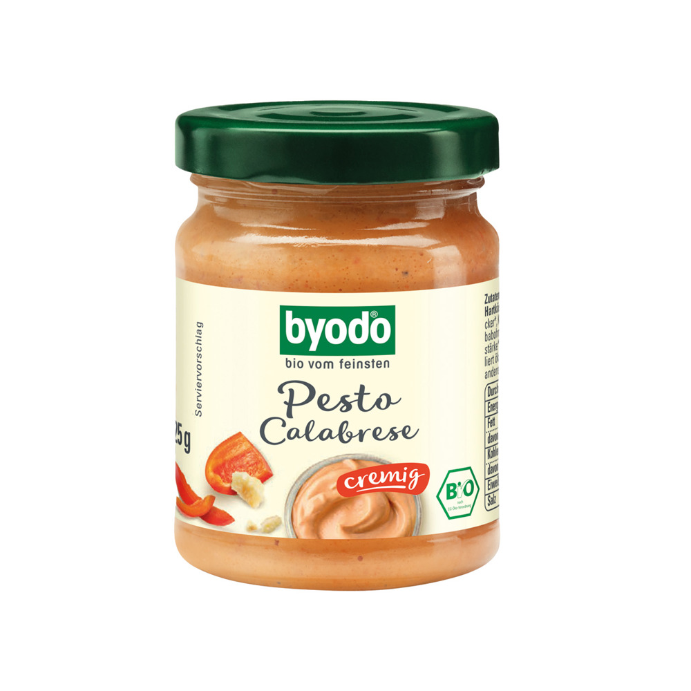 BIO Pesto im Werbekarton 125 g  ,  Inhalt:  Bio Pesto alla Genovese