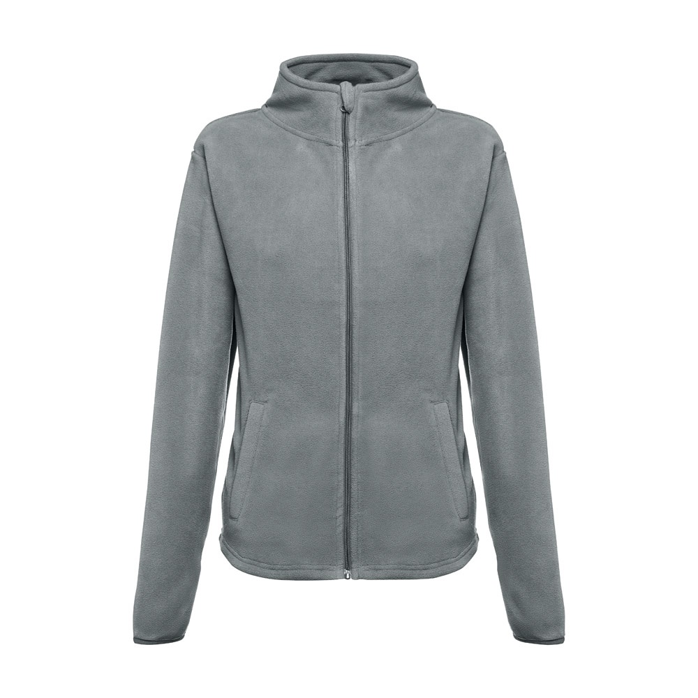 THC HELSINKI WOMEN. Polarfleecejacke aus Polyester mit Gürtel für Damen - grau