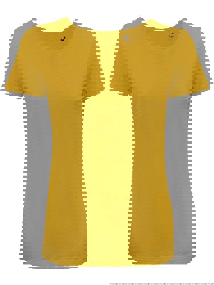 BS Moon Damen T-Shirt, 150 gr/m² - Senfgelb