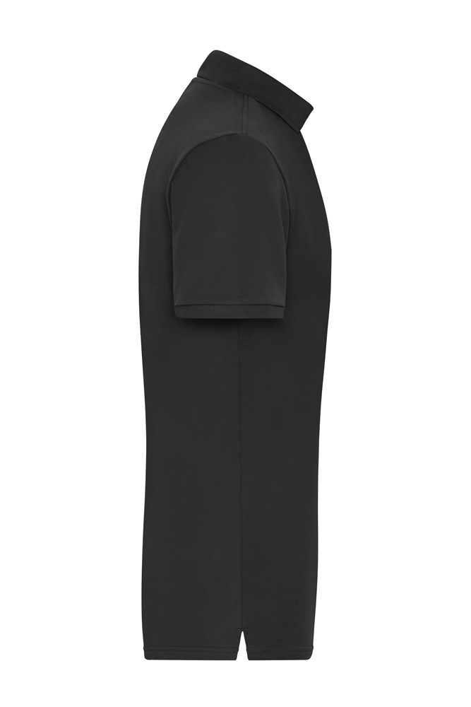 Men's ORGANIC Stretch-Polo Work - SOLID -   OCS Blended