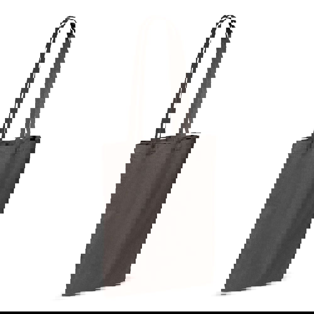 Umhängetasche Baumwolle OEKO-TEX® 140g/m² 38x42cm - Grau