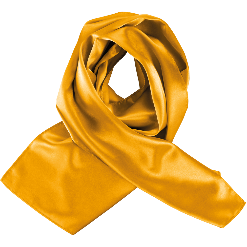K861 - Satin HALSTUCH - Yellow