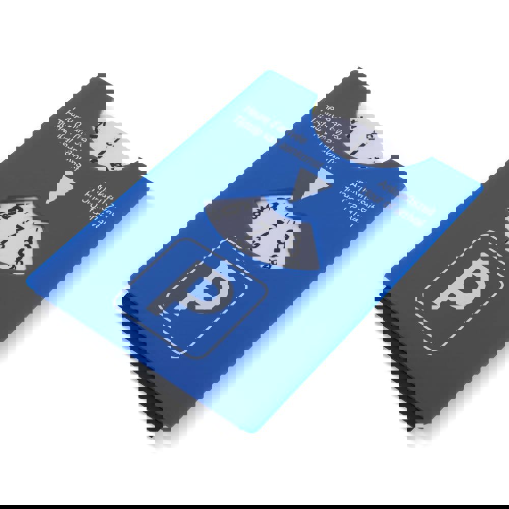 Parkscheibe mit Eiskratzer "Electric"