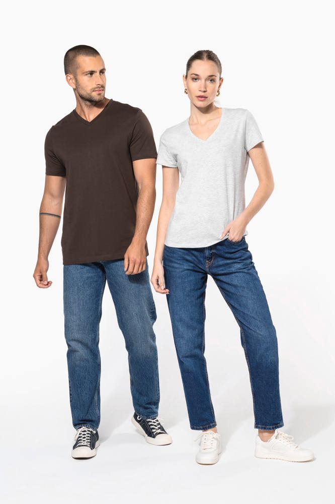 K357C - Herren-T-Shirt V-Ausschnitt kurze Ärmel