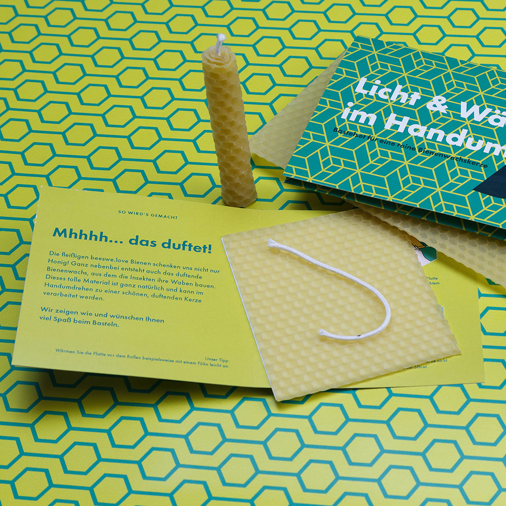 Kerzenbastelset – Klappkarte Mini
