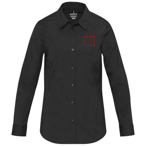 Carnelian Popeline Bluse