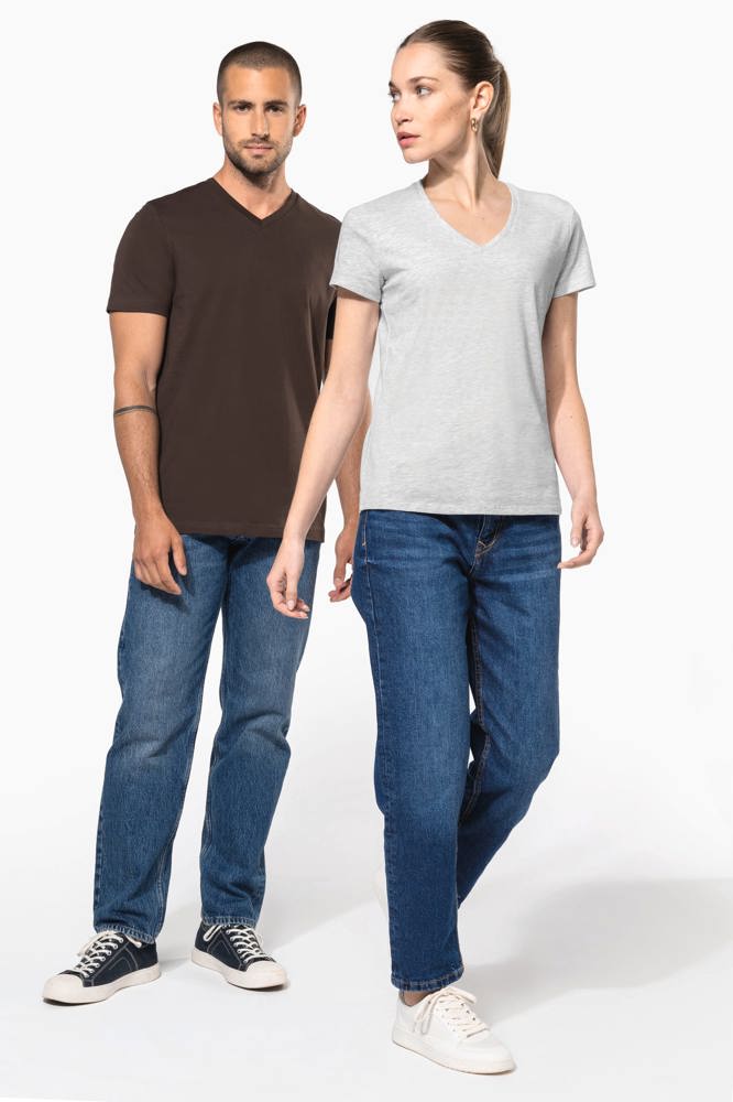 K357C - Herren-T-Shirt V-Ausschnitt kurze Ärmel