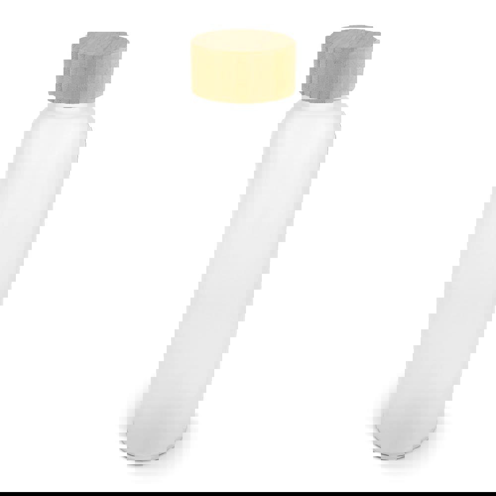 Wasserflasche Glas &amp; Bambus 500ml - Weiss