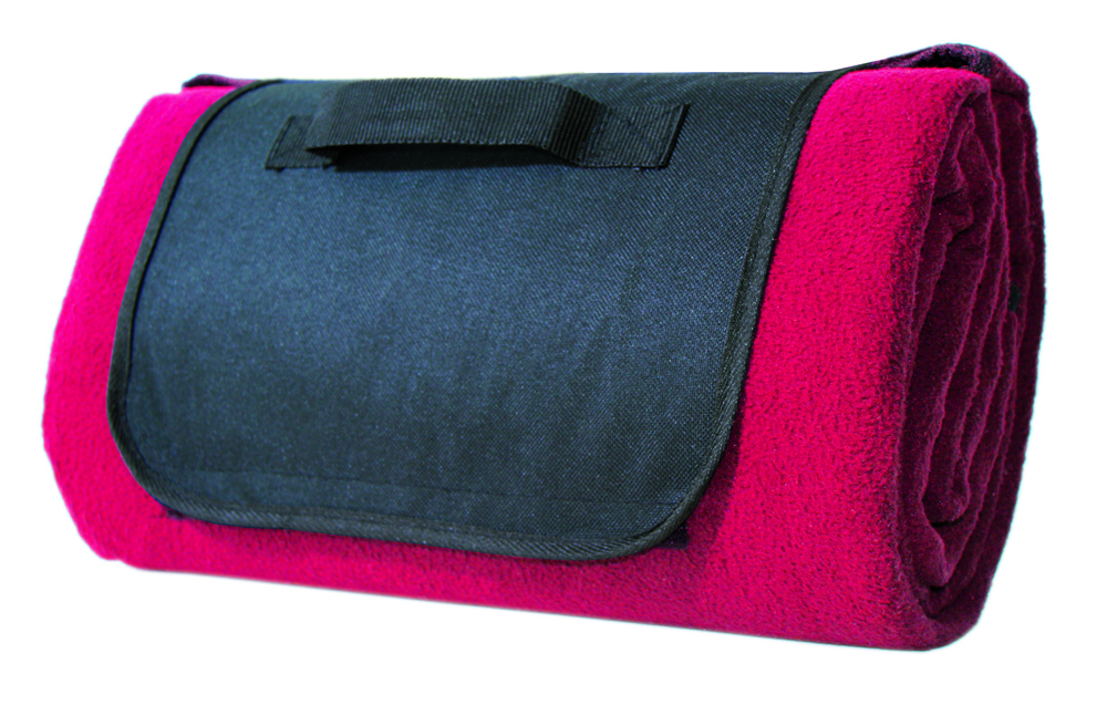 Picknickdecke "Fleece" - rot