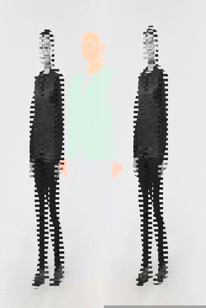 WK608 - Unisex-Weste aus  Baumwollpolyester mit mehreren Taschen