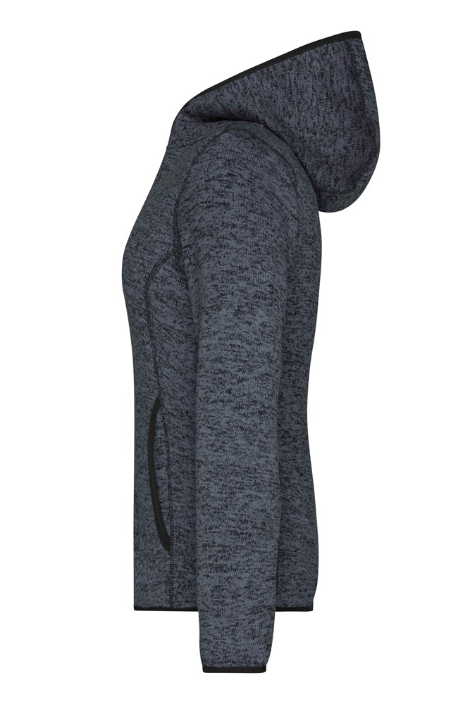 Ladies' Knitted Fleece Hoody