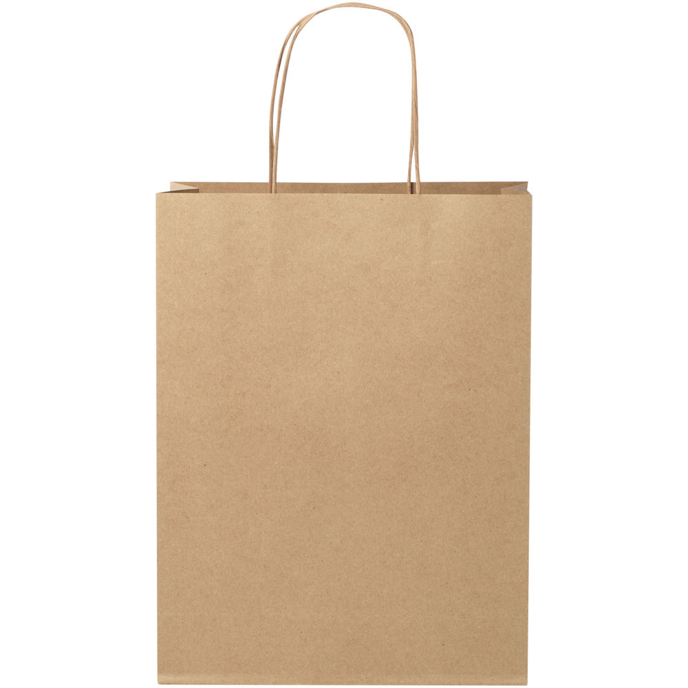 Kraftpapiertasche 120 g/m² mit gedrehten Griffen – 24 × 9 × 32 cm
