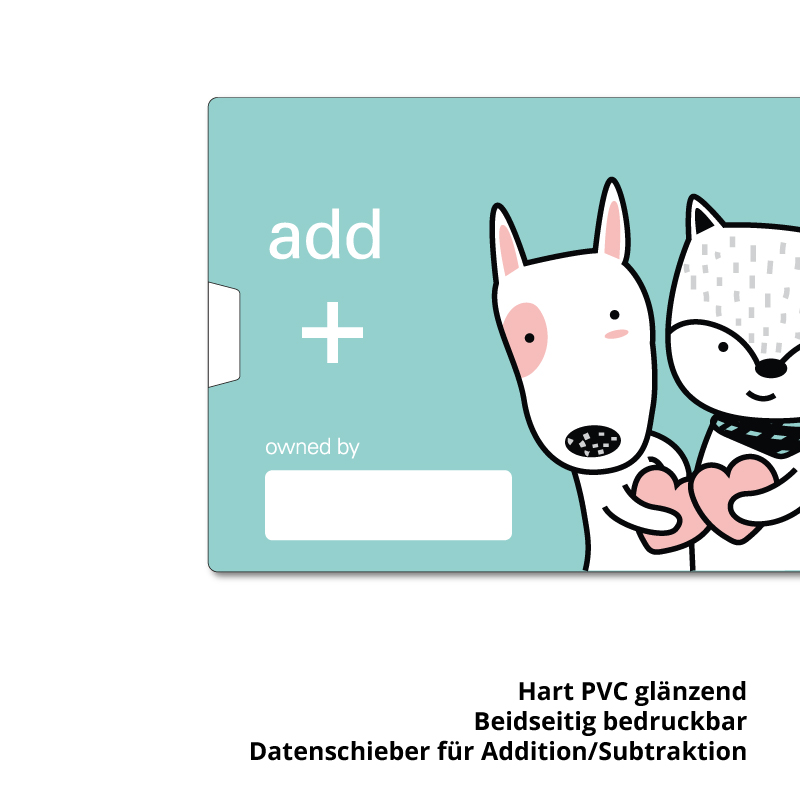 Lern-Datenschieber Addition/Subtraktion PRO